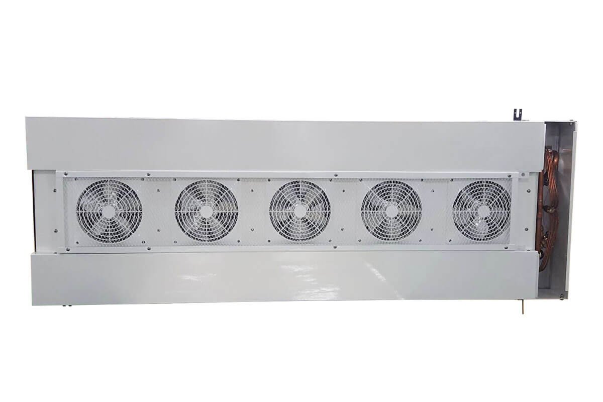 Evaporator components for refrigeration_bilateral air outlet