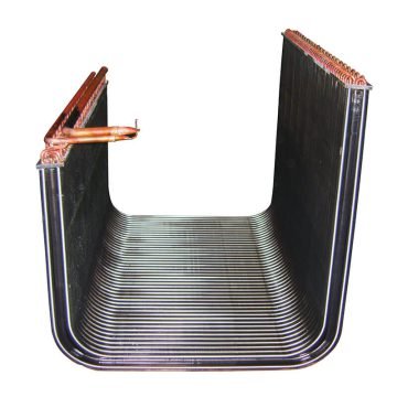 U-shaped condensing coil